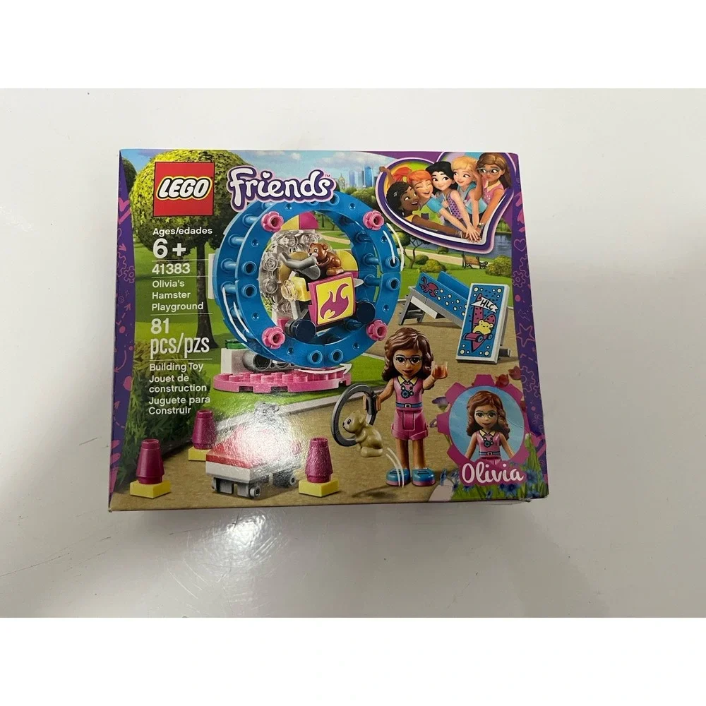 LEGO Friends 41383 Olivia's Hamster Playground 81 PCS New Sealed Retired